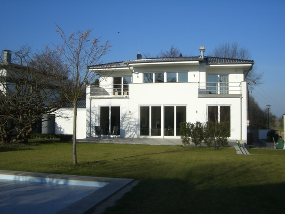 Architektonische Hausansicht